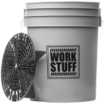 Work Stuff  Bucket Grey Wheels + Separator - wiadro do mycia